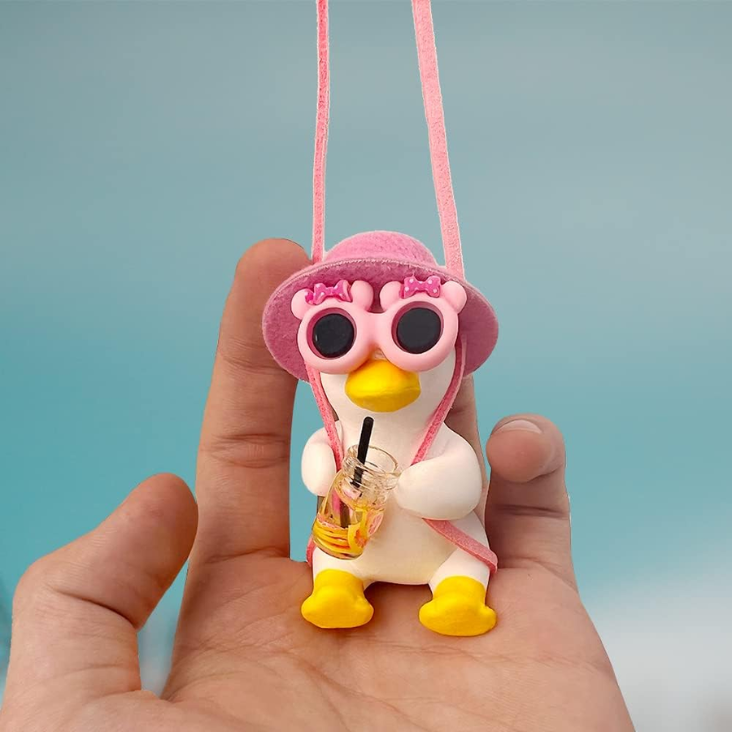 Cool Swinging Duck — Car Hanging Ornament
