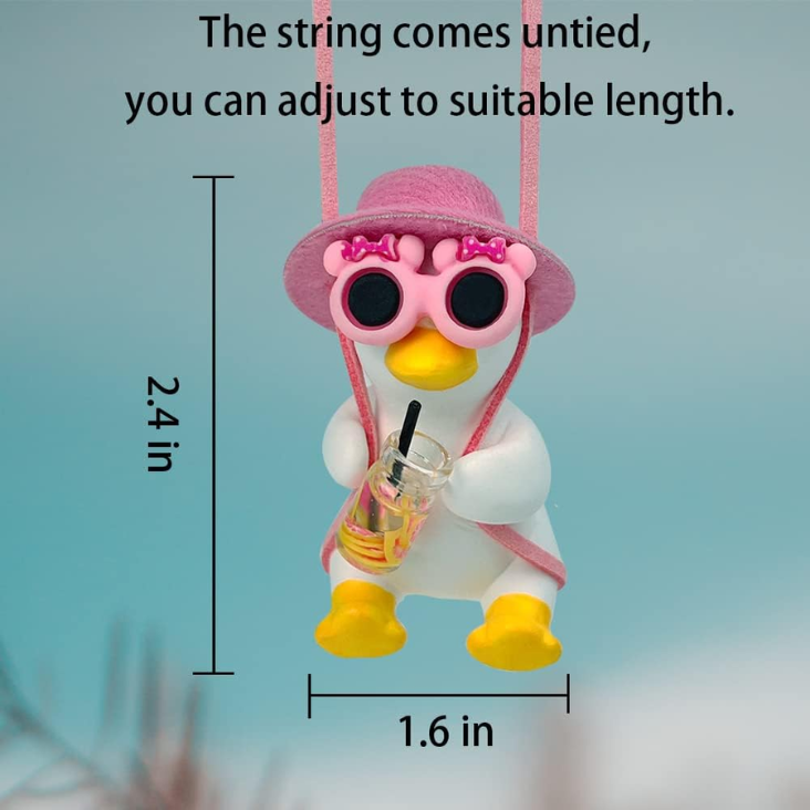 Cool Swinging Duck — Car Hanging Ornament
