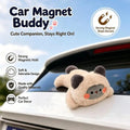 Magnetic Car Plush Buddy — 8 Animal Designs