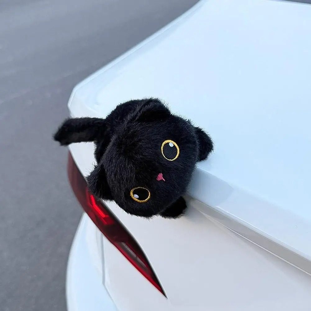 Magnetic Car Plush Buddy — 8 Animal Designs