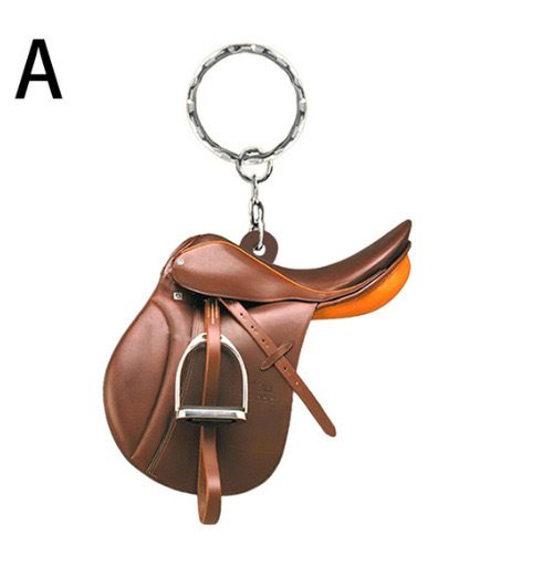 Saddle Car Key Ring Pendant